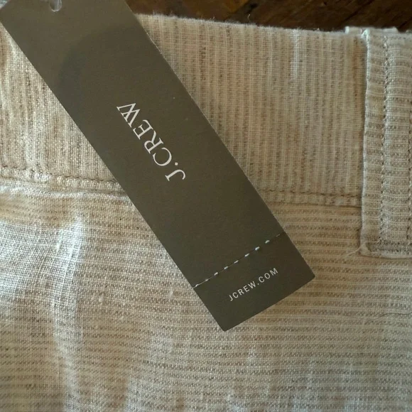 J. Crew Cream Flat Front Shorts Versatile Summer Essential - Picture 6 of 10